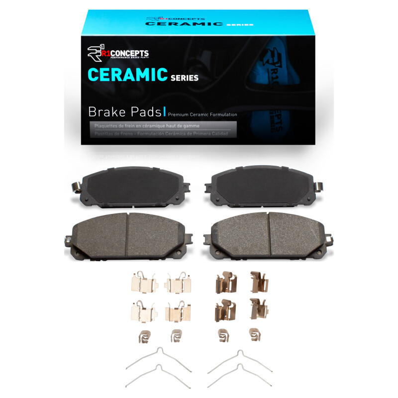Jeep Cherokee Brake Pads - Front - R1 Concepts - R1 Ceramic - `14-`23